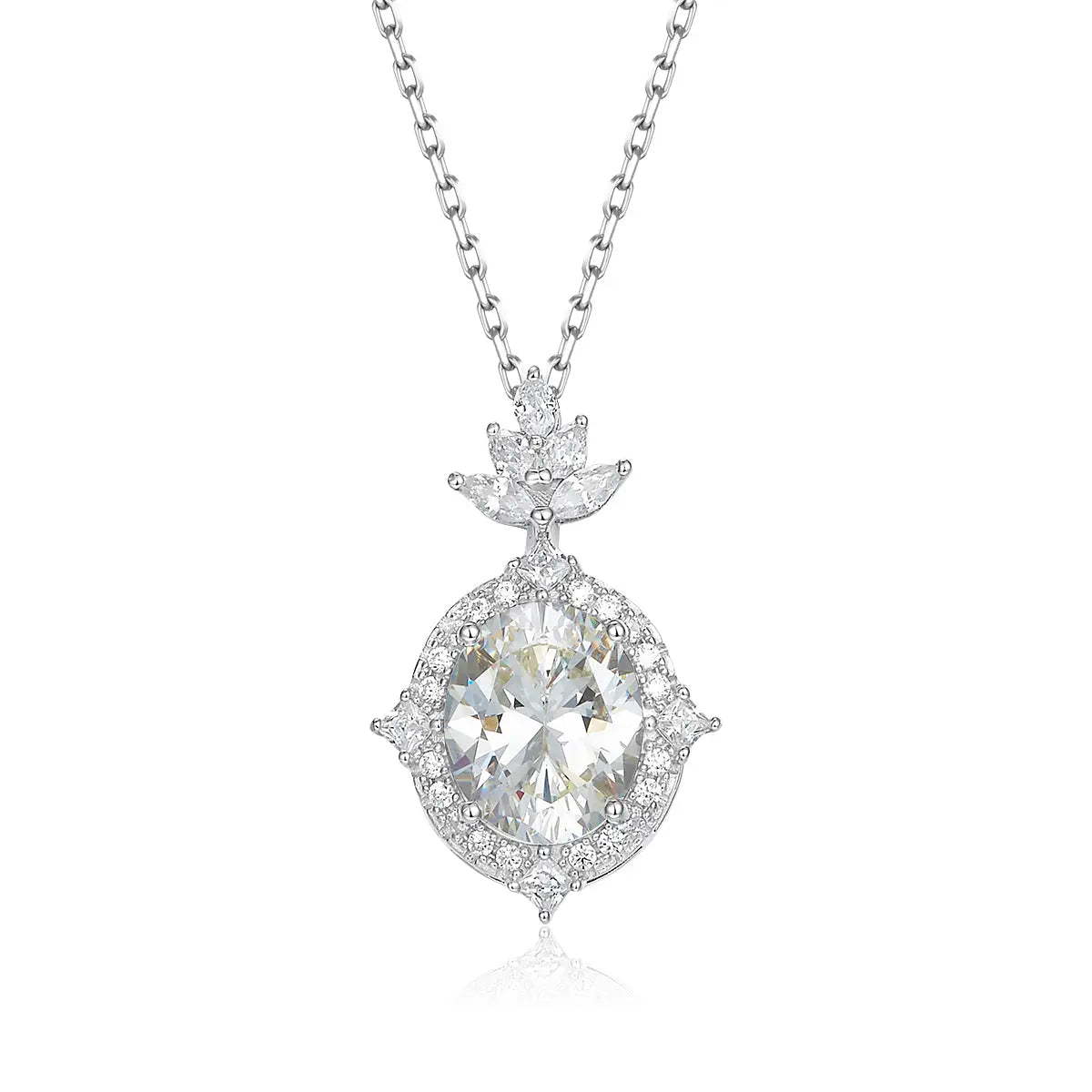 Santana Necklace in White Diamond Anna Zuckerman