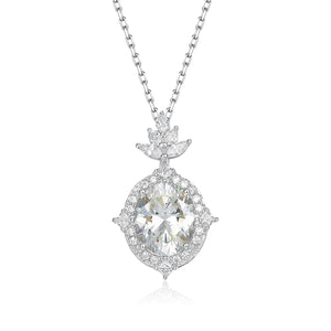 Santana Necklace in White Diamond Anna Zuckerman