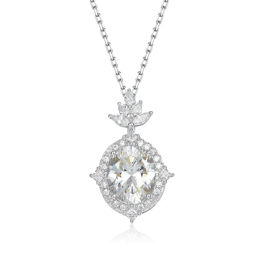 Santana Necklace in White Diamond Anna Zuckerman