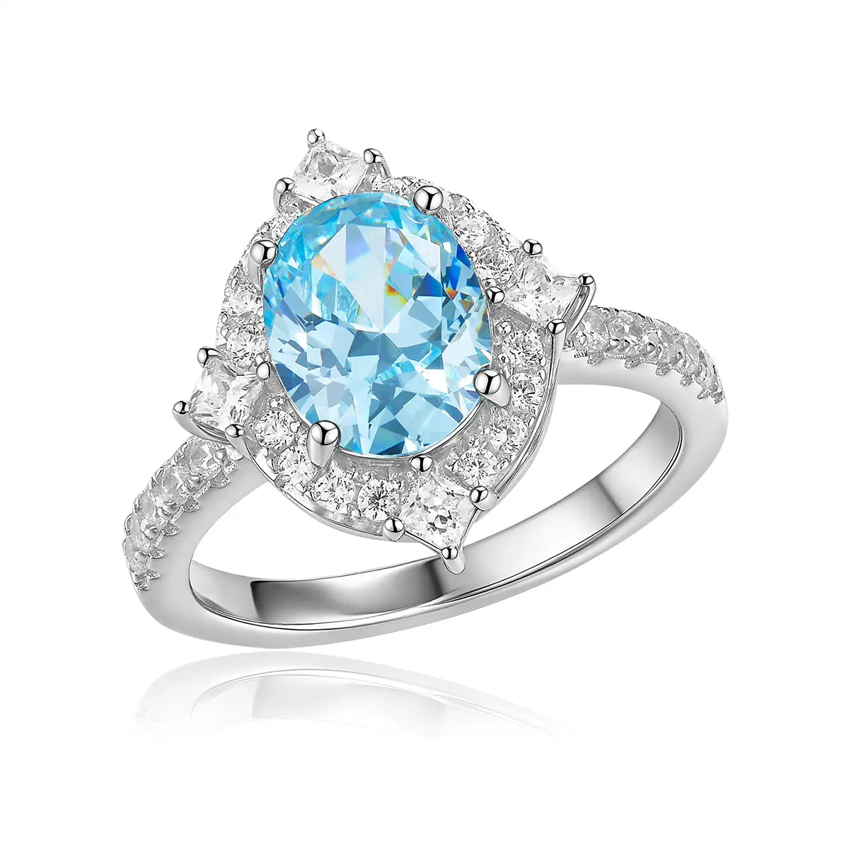 Santana Ring in Aquamarine Anna Zuckerman