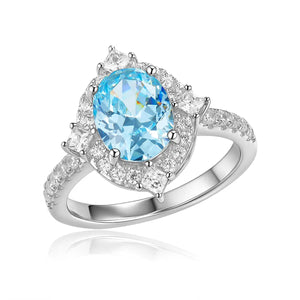Santana Ring in Aquamarine Anna Zuckerman