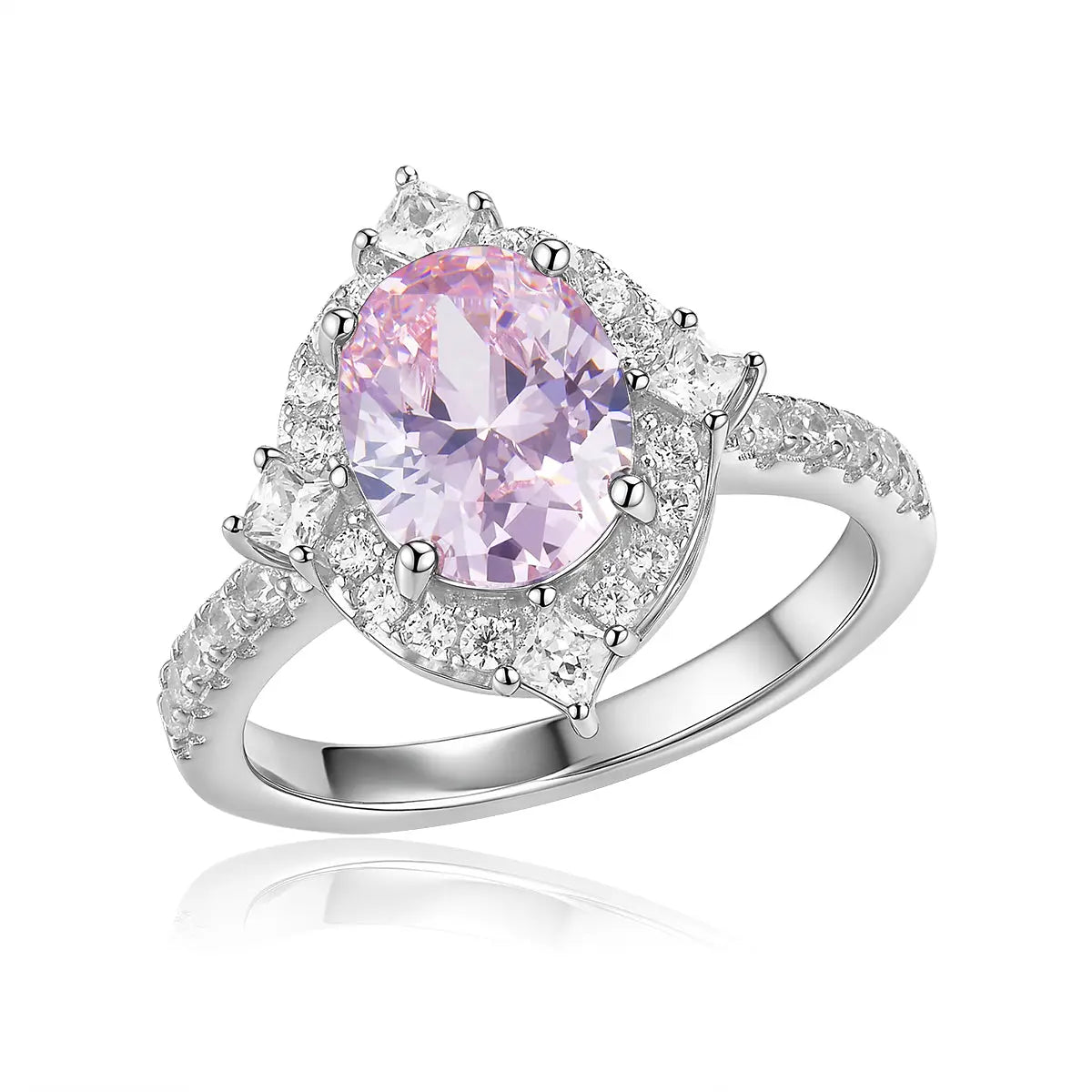 Santana Ring in Argyle Pink Anna Zuckerman