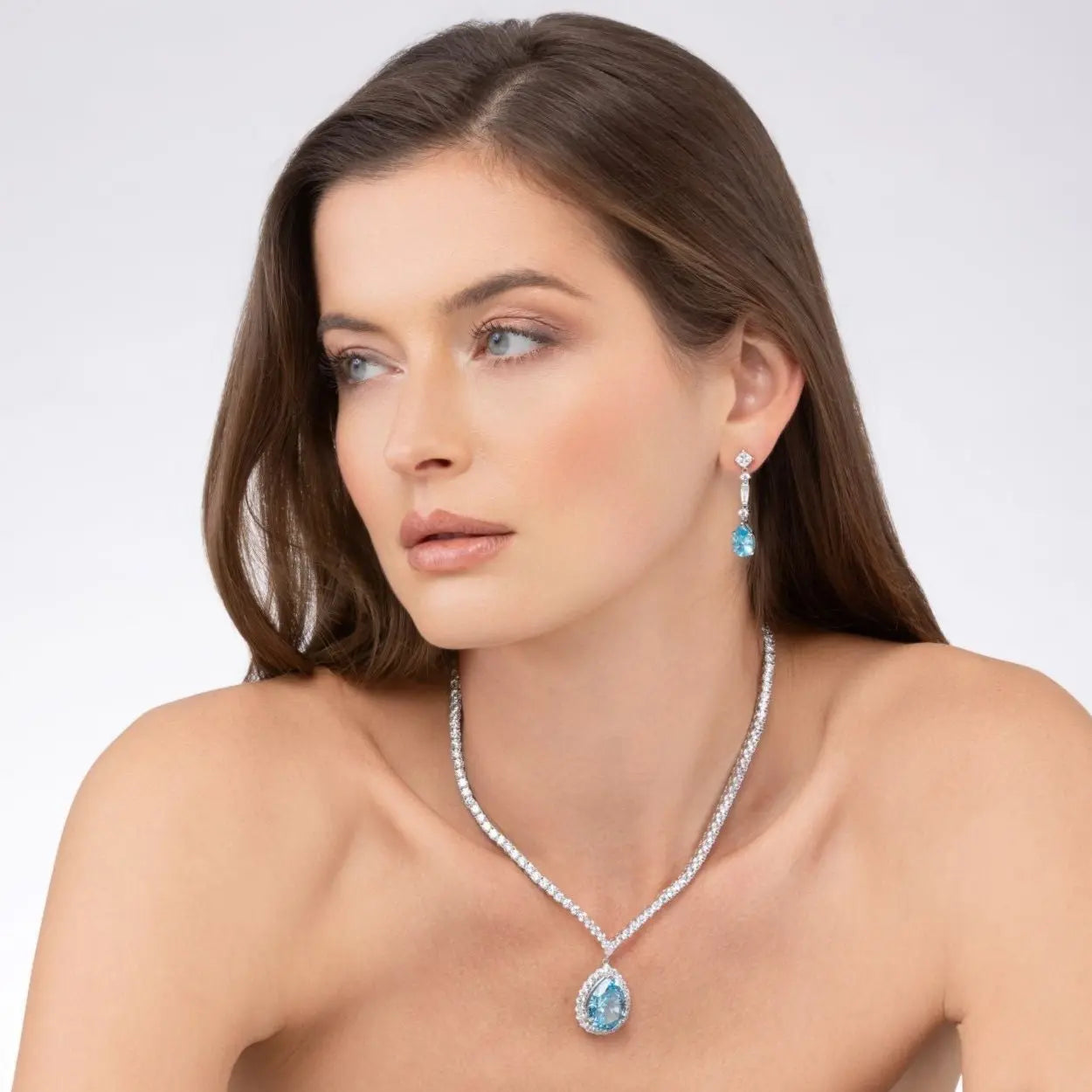 Santiago de Cuba Aquamarine Crystalline Drops - Anna Zuckerman