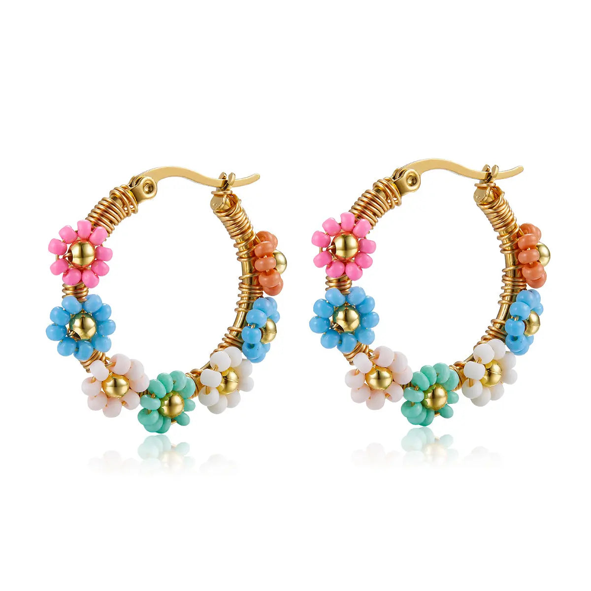 Santorini Bloom Hoops Anna Zuckerman