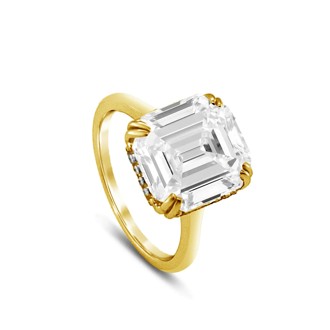 Sasha 6 Carat Skinny Solitaire Ring Anna Zuckerman