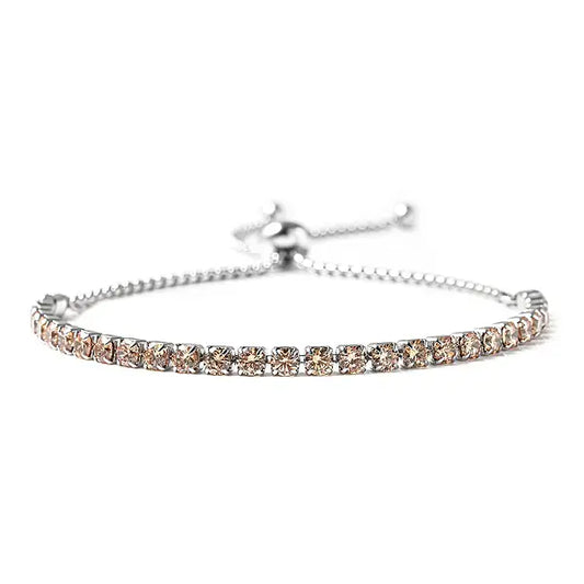 Signature Adjustable Bolo Bracelet in Caramel - Anna Zuckerman