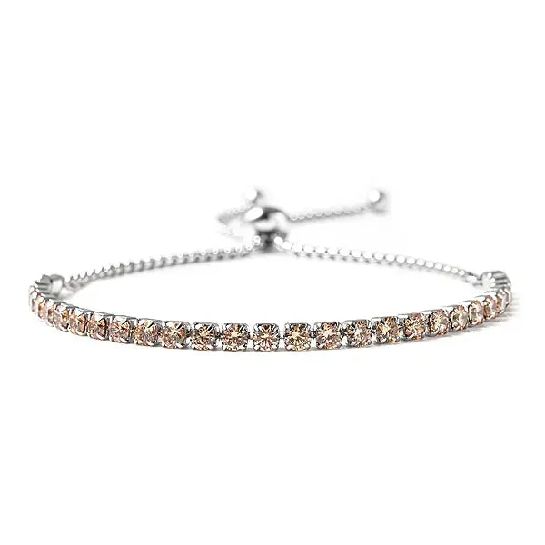 Signature Adjustable Bolo Bracelet in Caramel - Anna Zuckerman