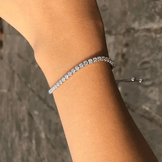 Signature Adjustable Bolo Bracelet in Pink Tourmaline Anna Zuckerman Retail