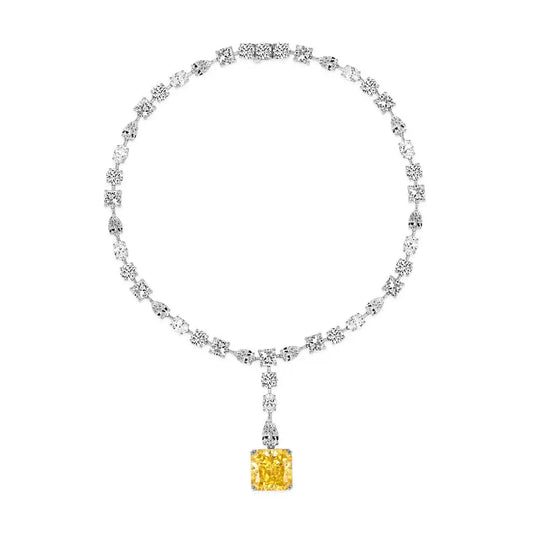 Soleil D'or Canary Yellow Necklace - Anna Zuckerman