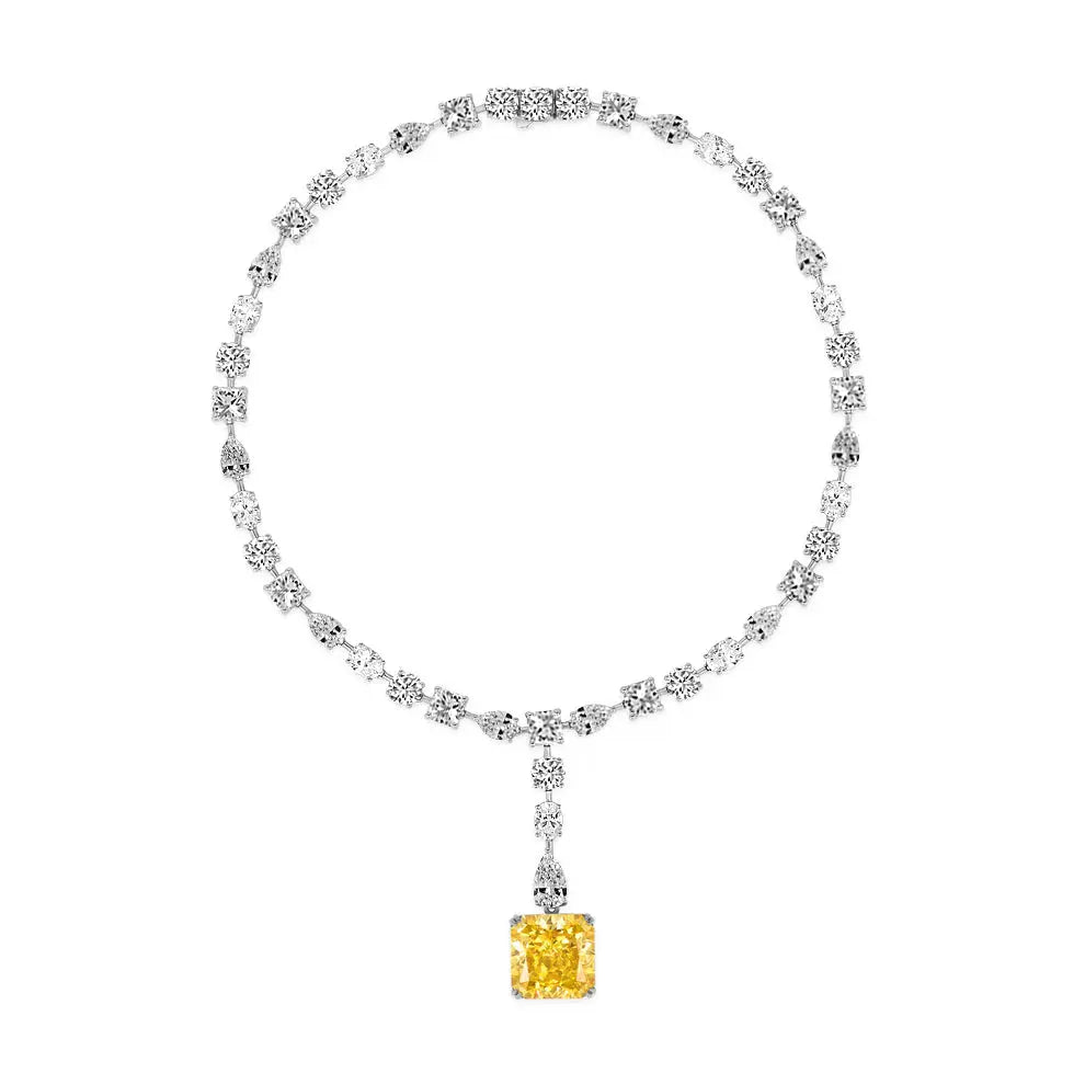 Soleil D'or Canary Yellow Necklace - Anna Zuckerman