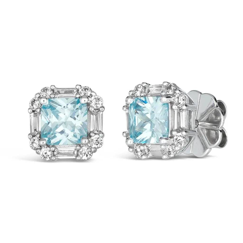 Solesta Earrings in Aquamarine Anna Zuckerman