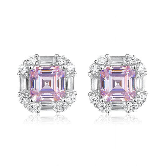 Solesta Earrings in Argyle Pink Anna Zuckerman