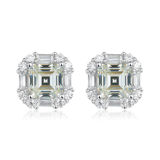 Solesta Earrings in G/H Color Crystalline Anna Zuckerman
