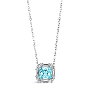 Solesta Necklace in Aquamarine Anna Zuckerman