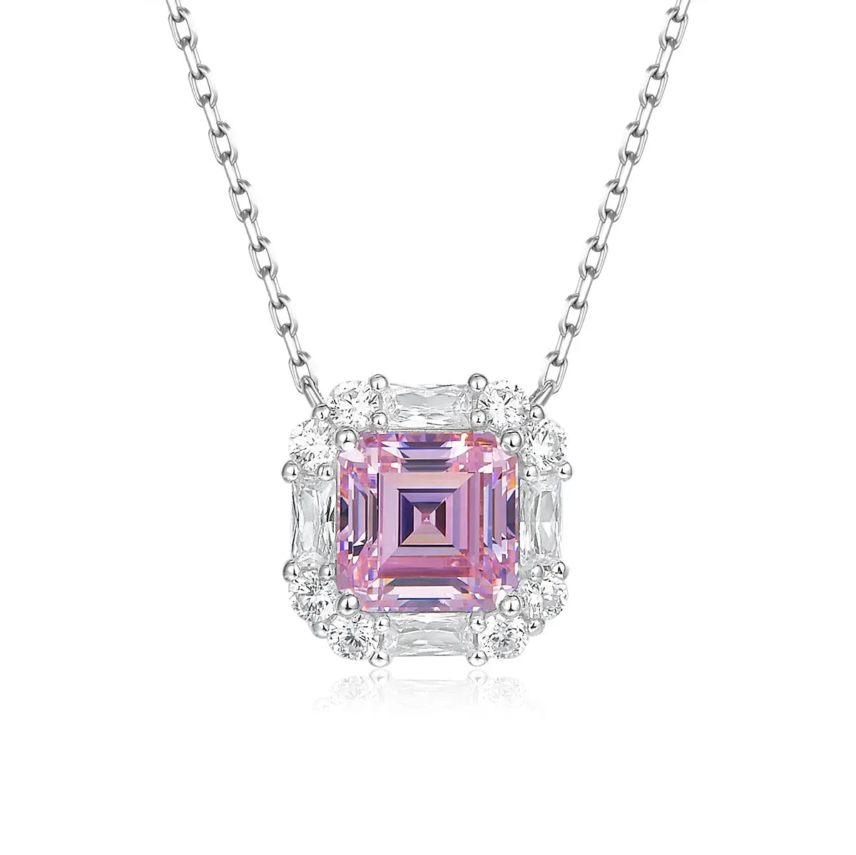 Solesta Necklace in Argyle Pink Anna Zuckerman