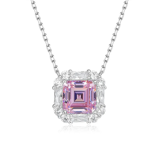 Solesta Necklace in Argyle Pink Anna Zuckerman