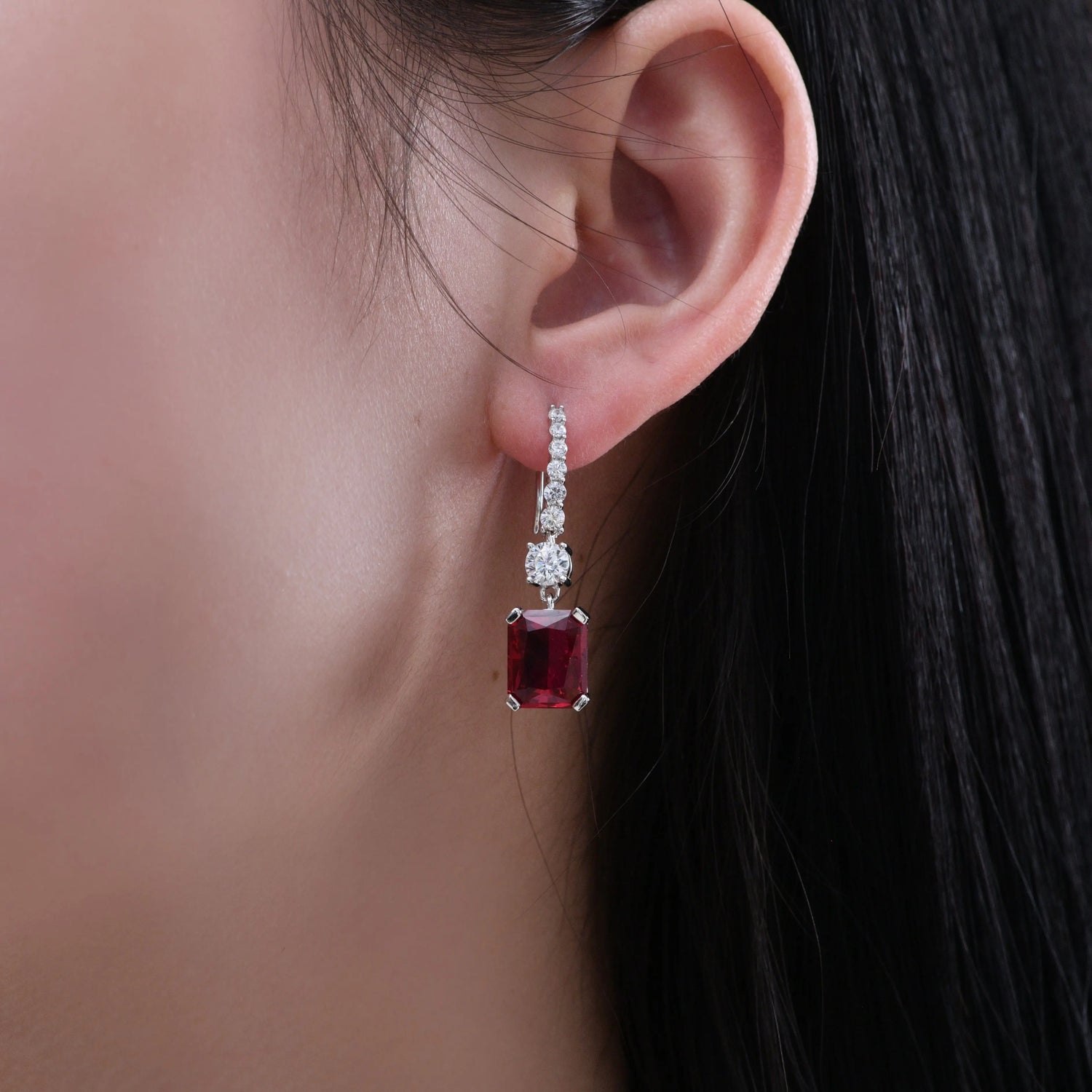 Sonata 6 Carat Drops in Ruby Anna Zuckerman