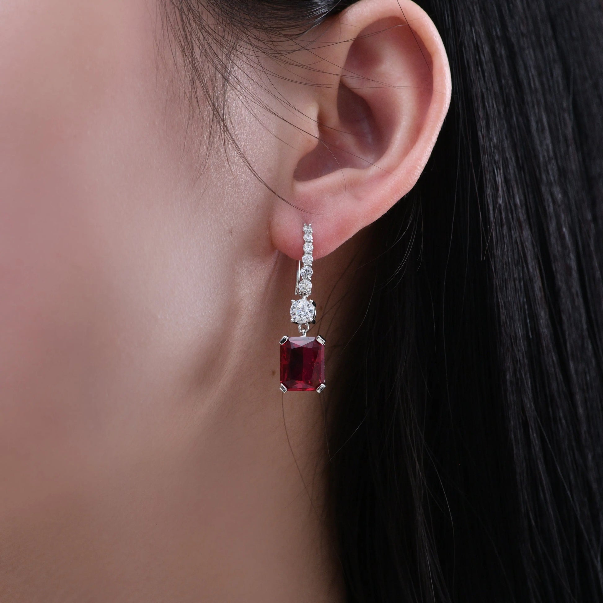 Sonata 6 Carat Drops in Ruby Anna Zuckerman