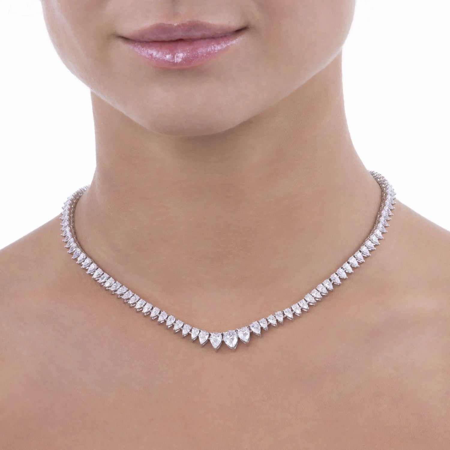 Sophia Tear Drop Choker - Anna Zuckerman