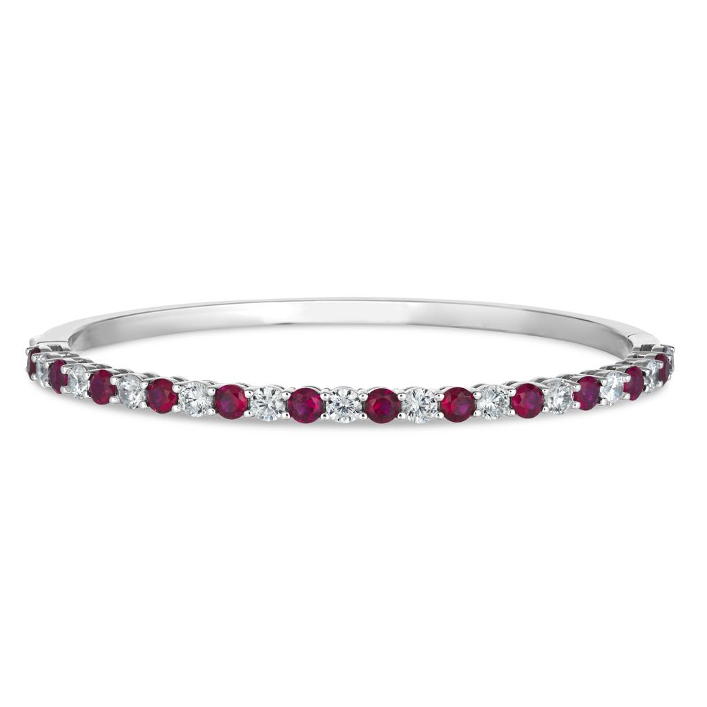 Envy Classic Bangle Bracelet in Ruby