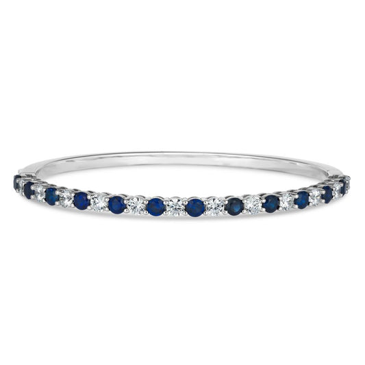 Envy Classic Bangle Bracelet in Blue Sapphire