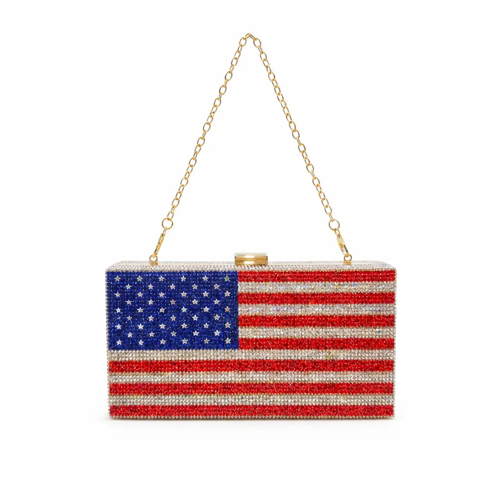 Star-Spangled Mini Clutch Anna Zuckerman