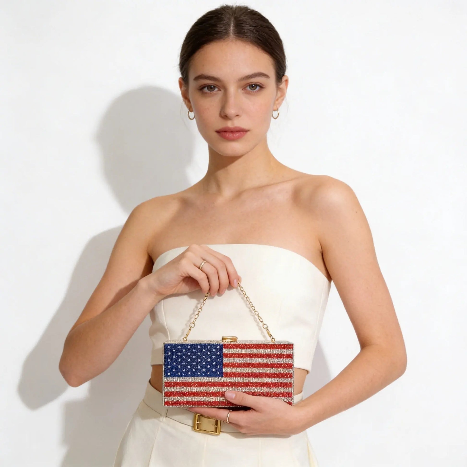Star-Spangled Mini Clutch Anna Zuckerman