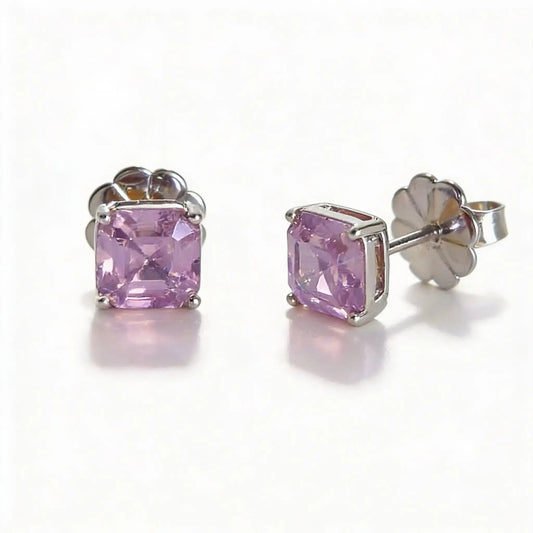 Starburst Asscher Cut Studs Anna Zuckerman