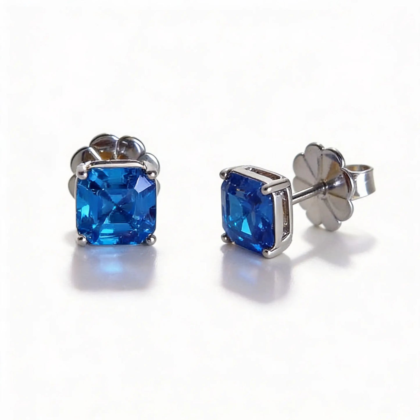 Starburst Asscher Cut Studs Anna Zuckerman