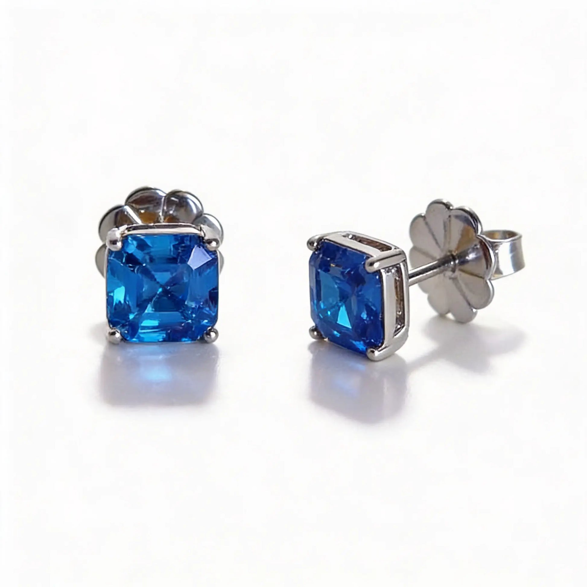 Starburst Asscher Cut Studs Anna Zuckerman