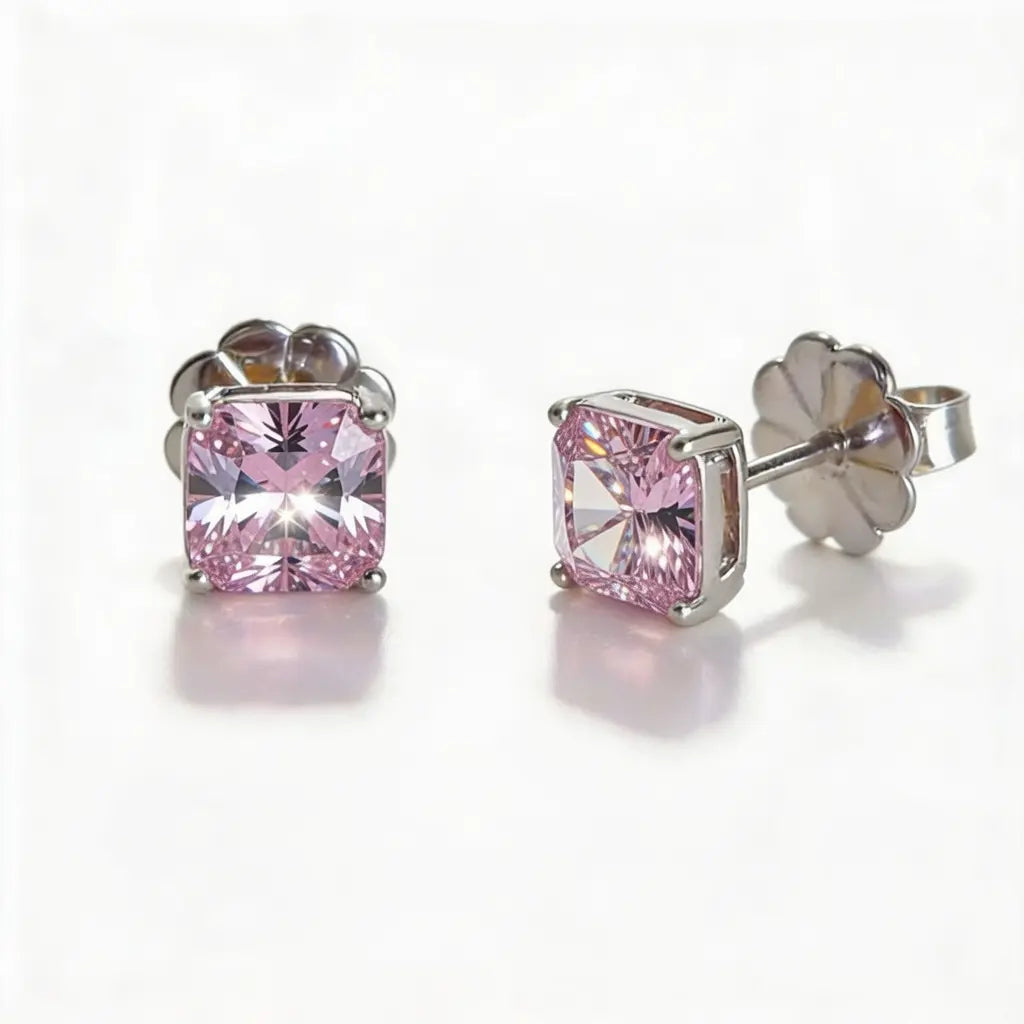 Starburst Asscher Cut Studs Anna Zuckerman