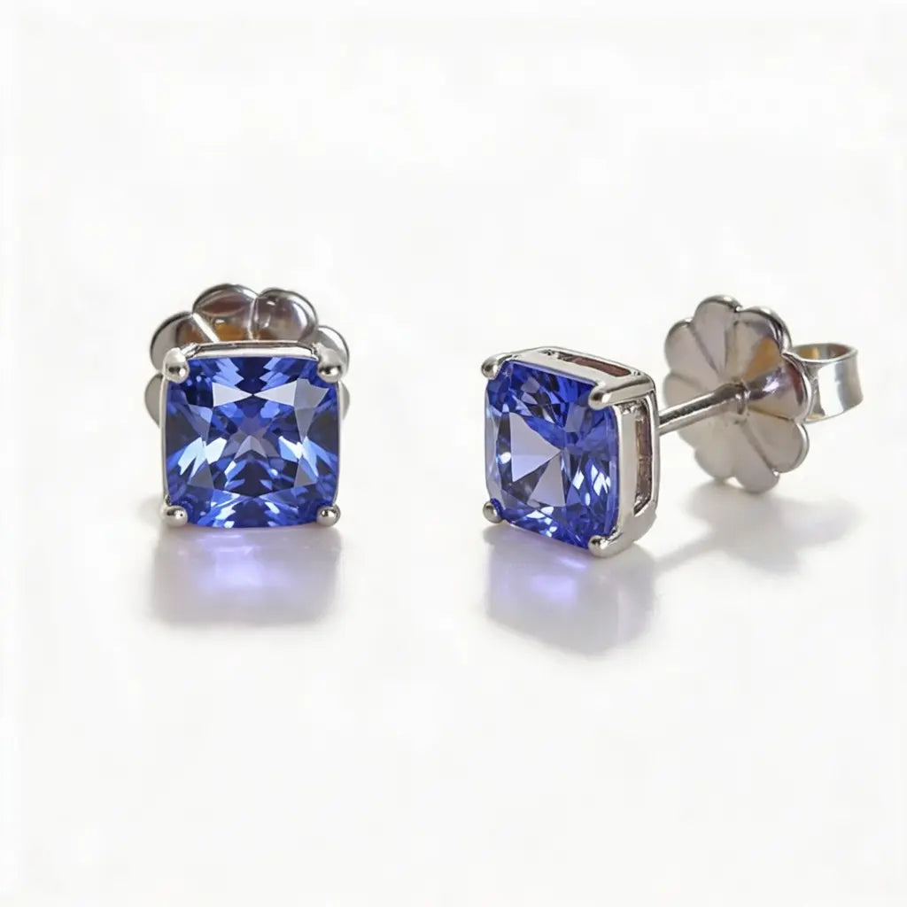 Starburst Asscher Cut Studs Anna Zuckerman