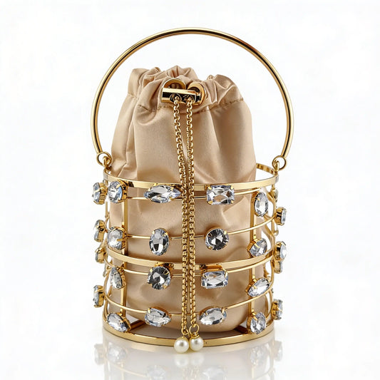 Starlit Gold Mini Handbag Anna Zuckerman