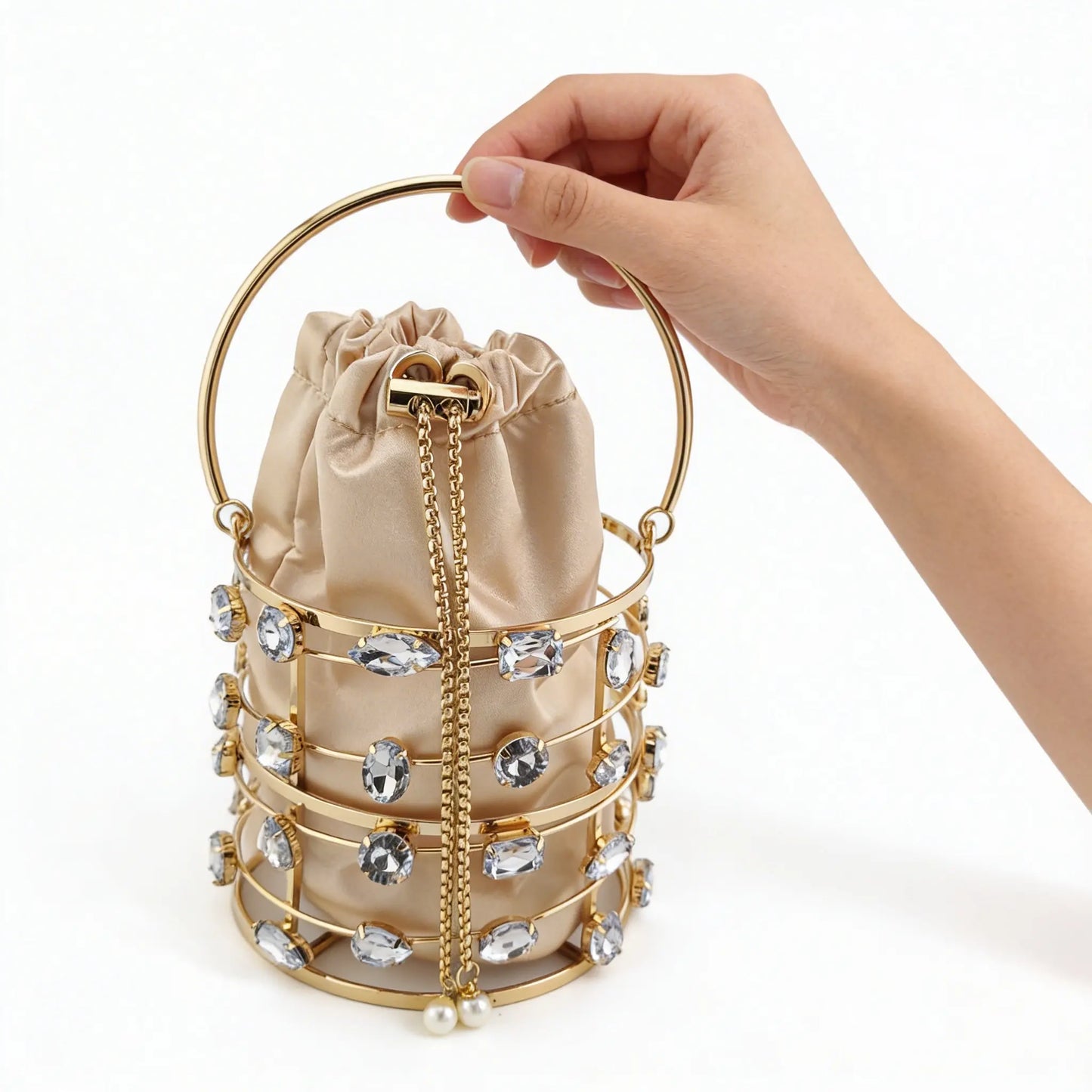 Starlit Gold Mini Handbag Anna Zuckerman