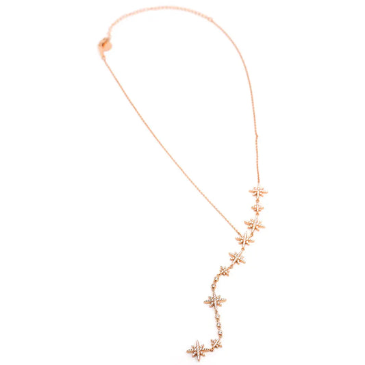 Starry Night Lariat in Rose Gold Anna Zuckerman