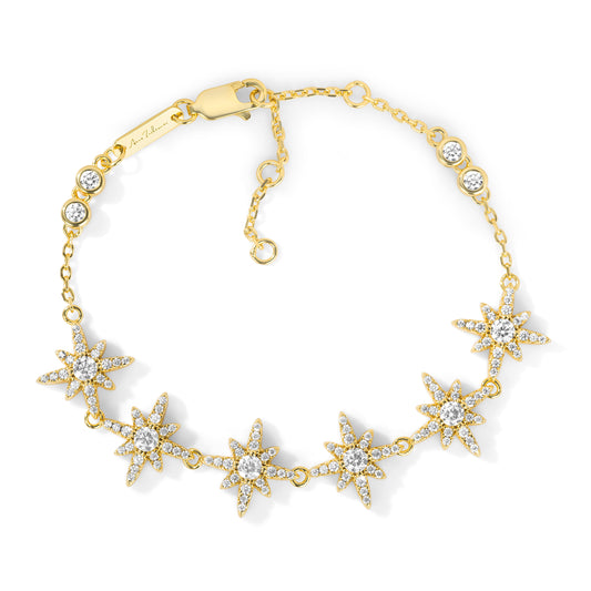 Starry Night Bracelet in Yellow Gold