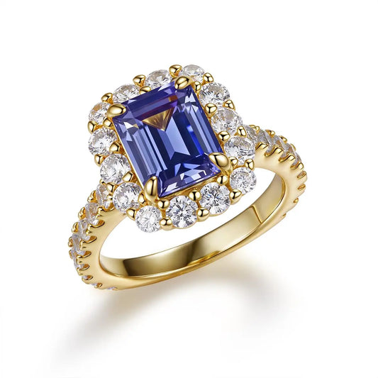 Stasia Azul Ring in Tanzanite Anna Zuckerman