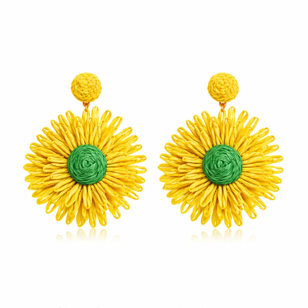 Sunflower Bloom Earrings Anna Zuckerman