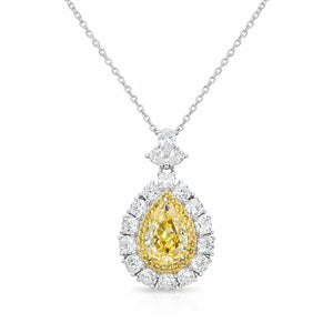 Sunny Isles Necklace in Canary Crystalline Anna Zuckerman Retail