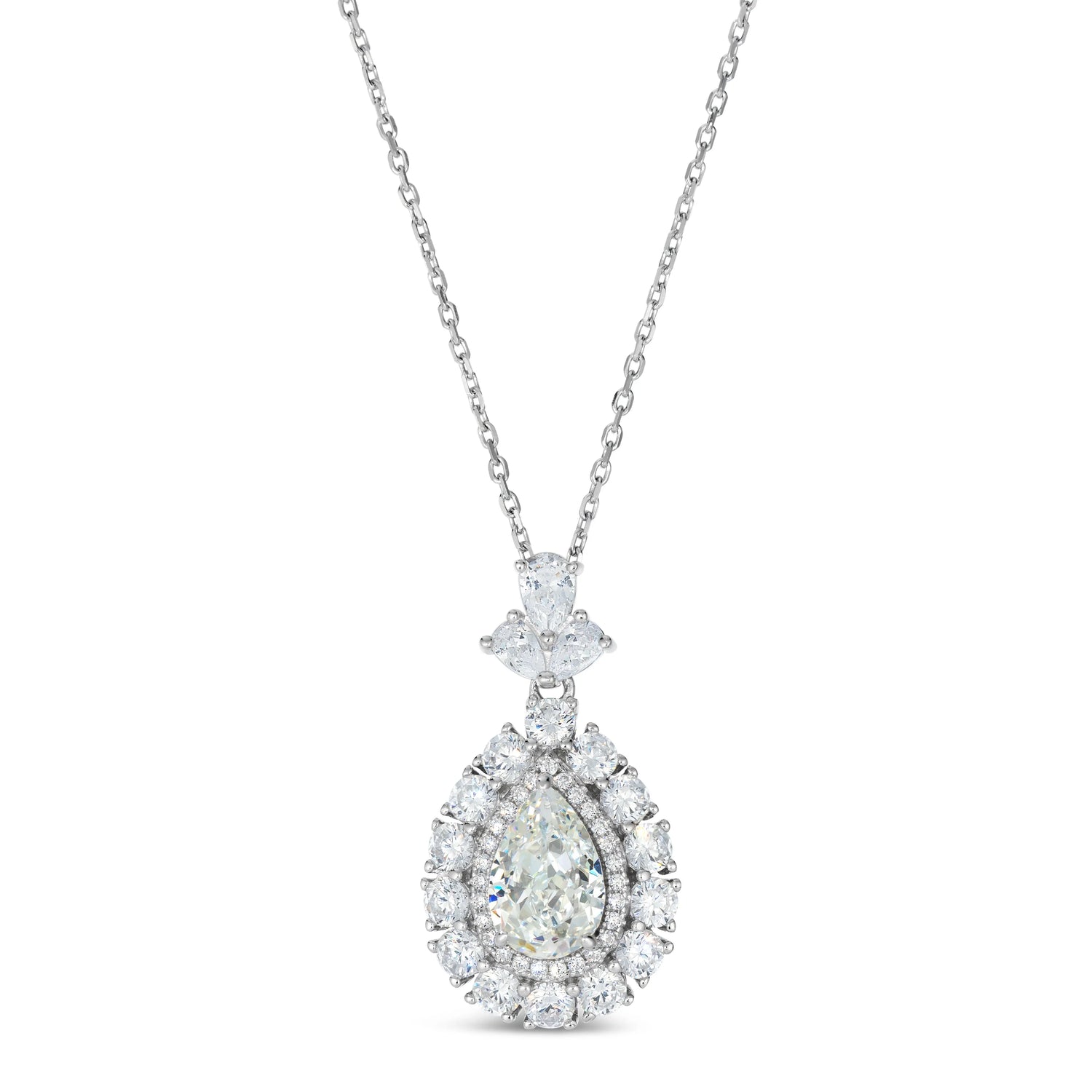 Sunny Isles Necklace in Champagne Crystalline Anna Zuckerman