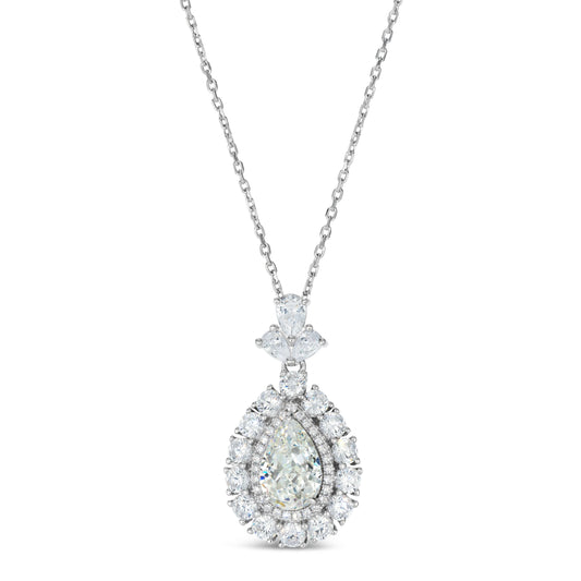 Sunny Isles Necklace in Champagne Crystalline Anna Zuckerman