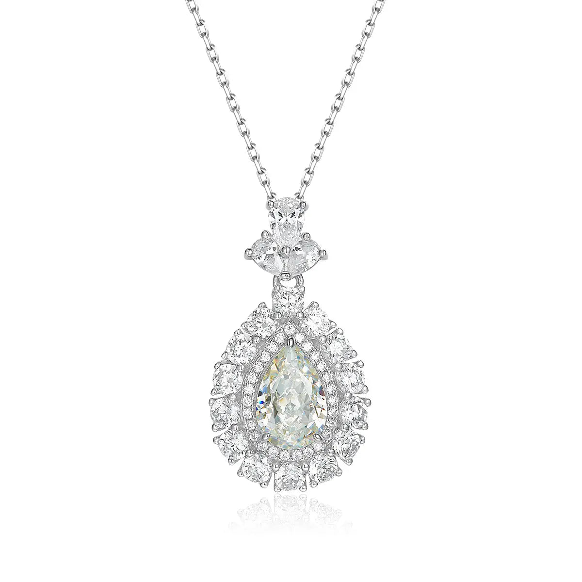 Sunny Isles Necklace in Champagne Crystalline Anna Zuckerman