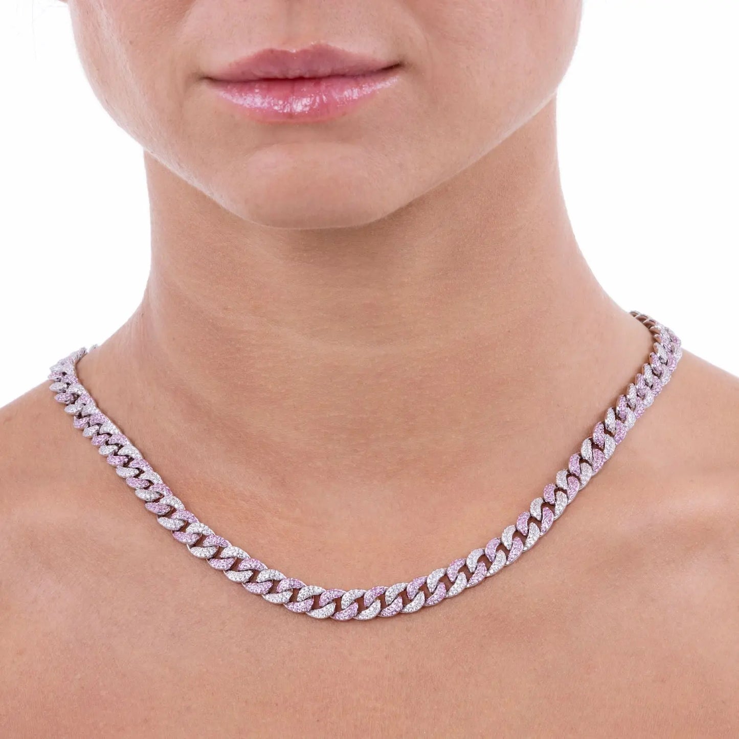 Sweet Havana 8mm Cuban Necklace 18 Inch - Anna Zuckerman