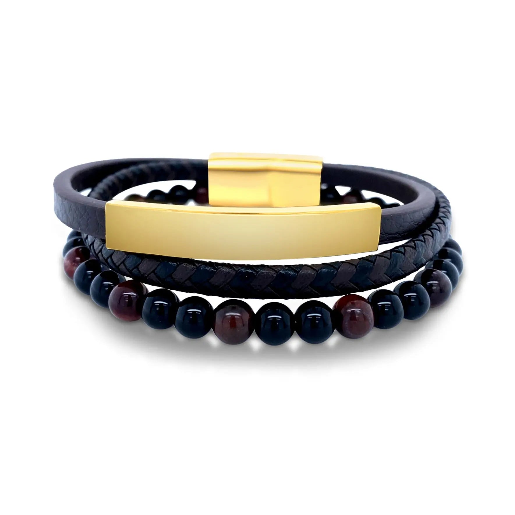 Sylvanus Men's Bracelet Stack Anna Zuckerman
