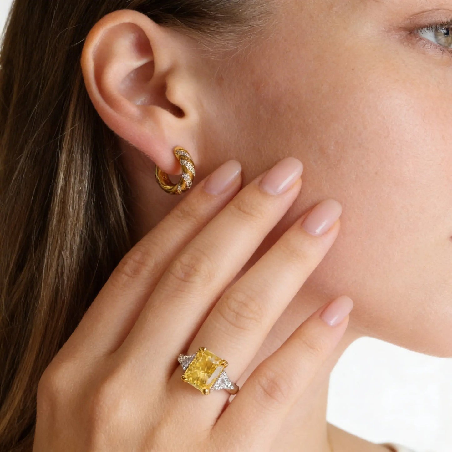 The Margaux Ring in Canary Yellow Anna Zuckerman