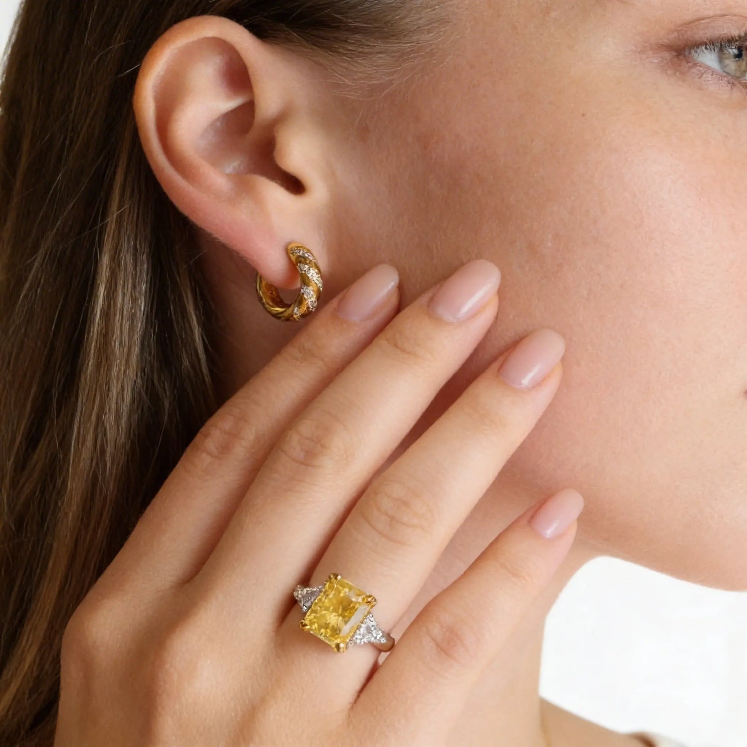 The Margaux Ring in Canary Yellow Anna Zuckerman