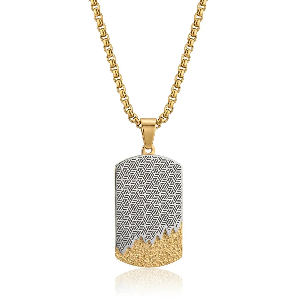 Titan Ridge Dog Tag Necklace Anna Zuckerman