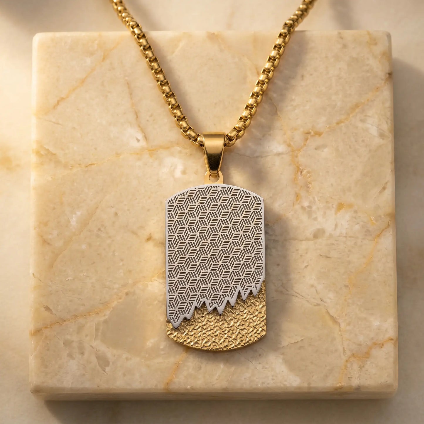 Titan Ridge Dog Tag Necklace Anna Zuckerman