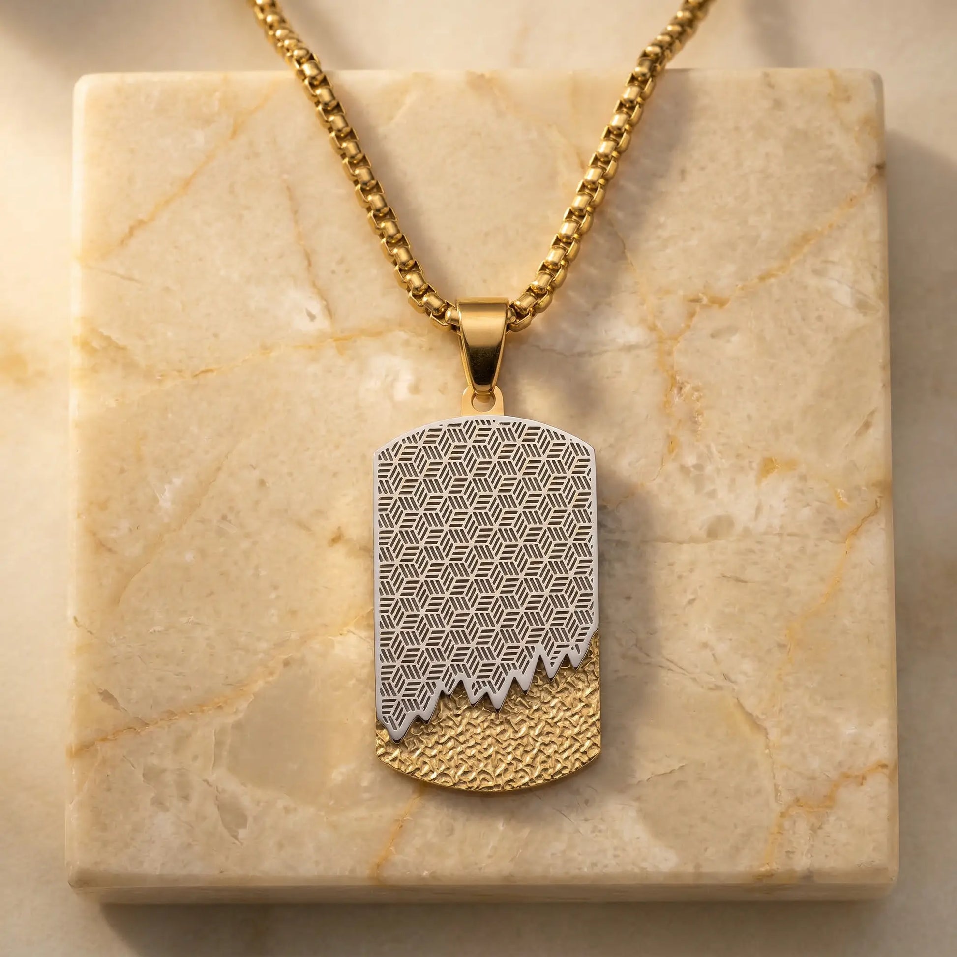 Titan Ridge Dog Tag Necklace Anna Zuckerman