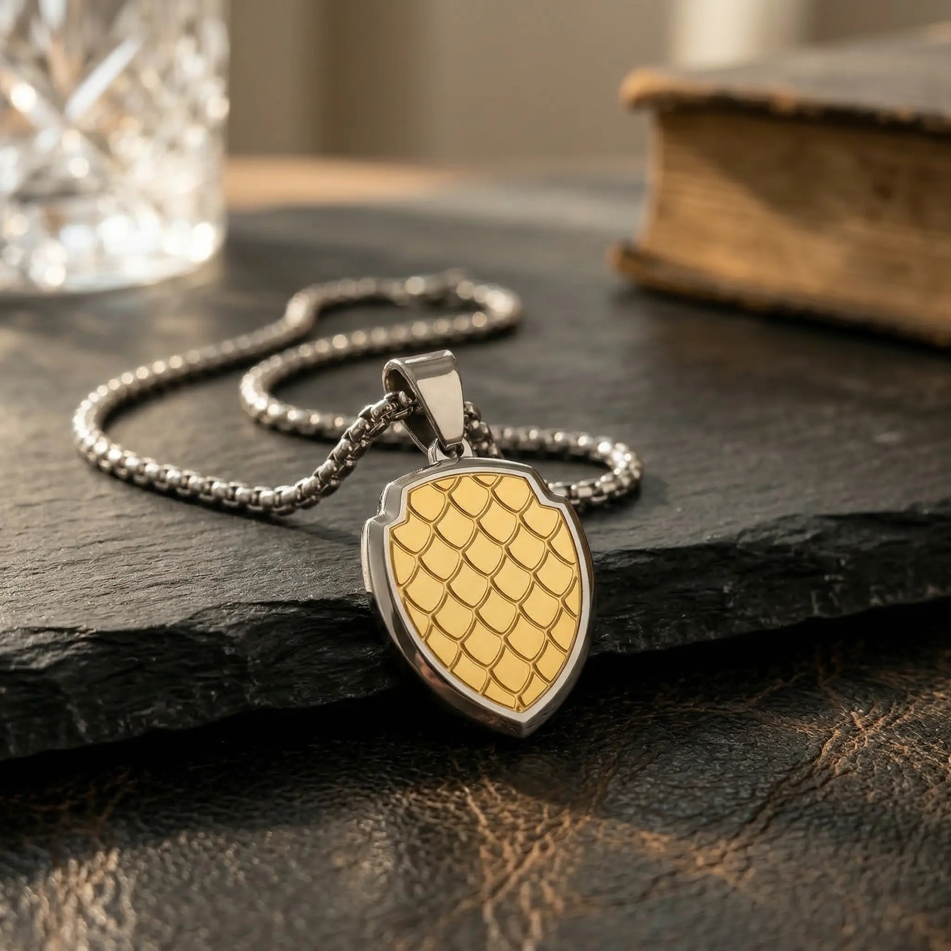 Titan Shield Necklace Anna Zuckerman